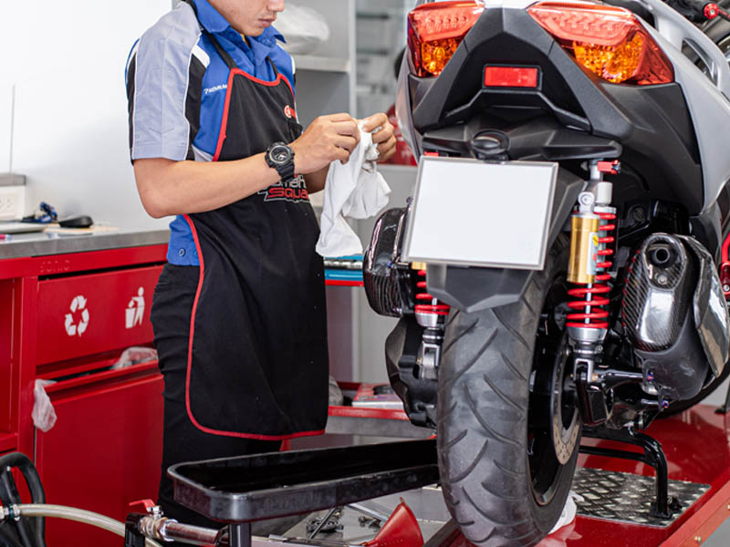 การดูแล มอไซค์ออโต้